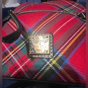 Dooney & Bourke Tartan Cotton Domed Crossbody.